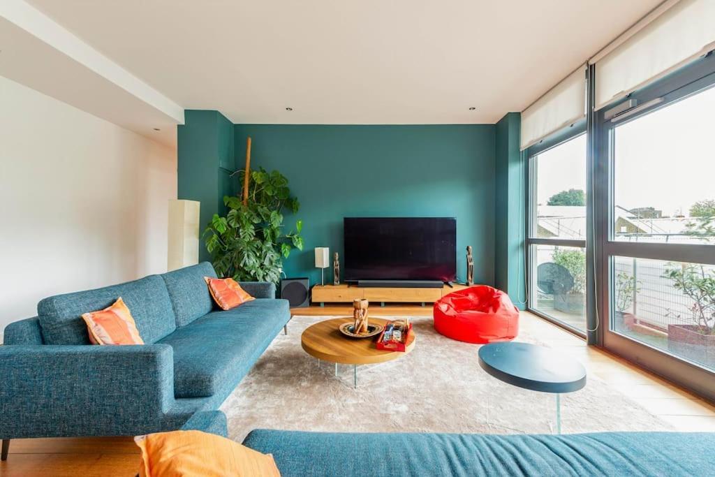 Ferienwohnung Luxurious Flat Sunny, Quiet, Design, Lift, Balcony London Exterior foto