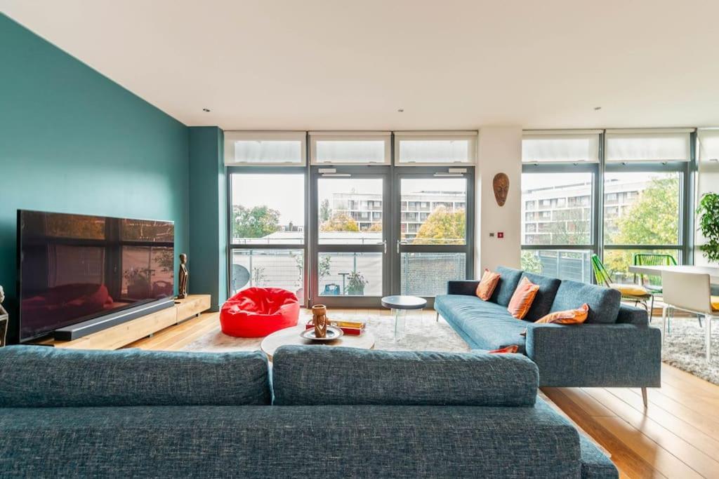 Ferienwohnung Luxurious Flat Sunny, Quiet, Design, Lift, Balcony London Exterior foto